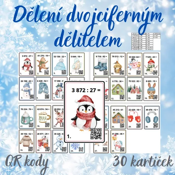 Dělení dvojciferným dělitelem - ZIMA 1