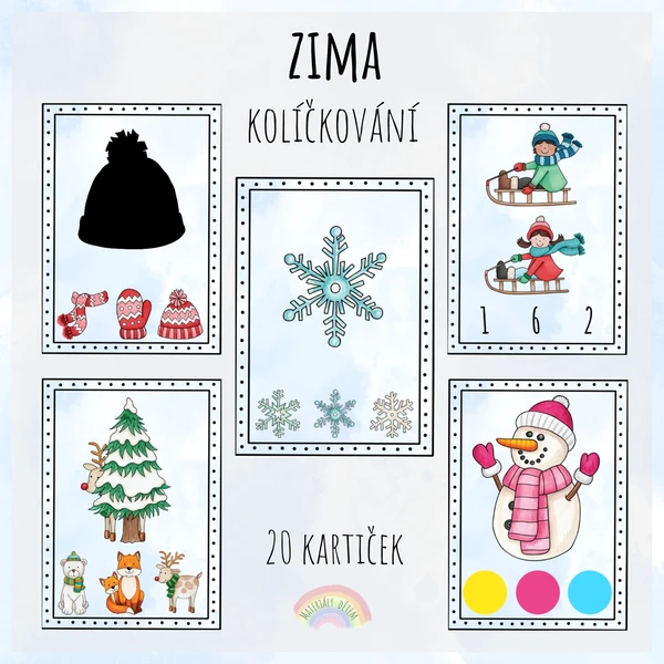 Zima, kolíčkování 1