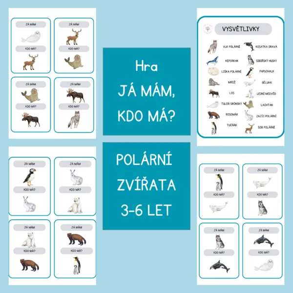 Polární zvířata - já mám, kdo má? 1