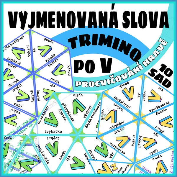 Trimino - vyjmenovaná slova po V 1