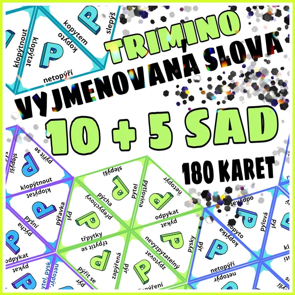 Trimino - vyjmenovaná slova po P 1
