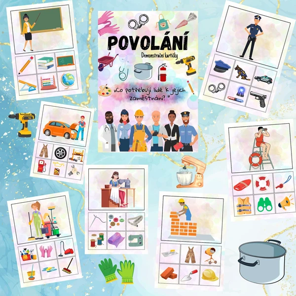 👩‍🌾🧑‍🍳👩‍🚒POVOLÁNÍ- CO POTŘEBUJí LIDÉ K JEJICH ZAMĚSTNÁNÍ? 👩‍🏫👮👩‍🌾👩‍🚒 1