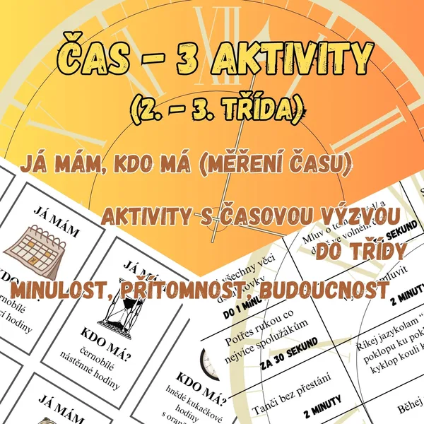 Čas - 3 aktivity 1