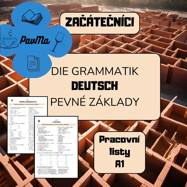 DEUTSCH: Základy v němčině - GRAMMATIK A1 (začátečníci) 1