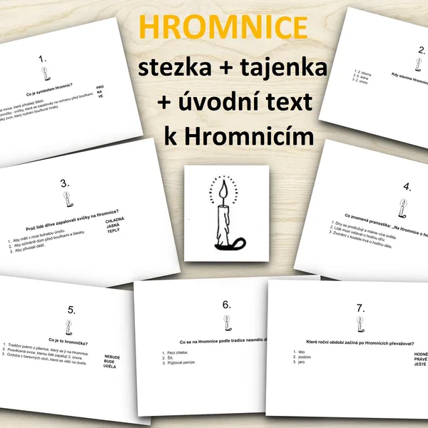 Hromnice - stezka s tajenkou  1