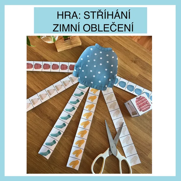 Hra stříhání - zimní oblečení 1