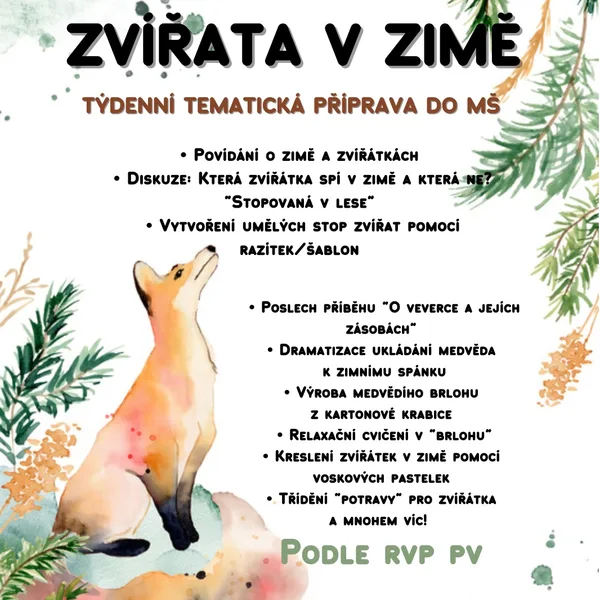 Zvířata v zimě 1