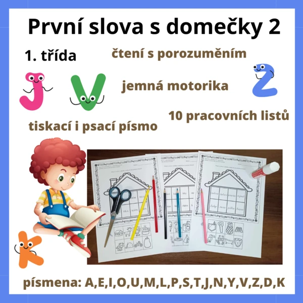 První slova s domečky 2 1