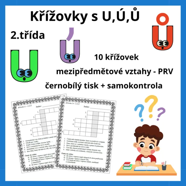 Křížovky s U,Ú,Ů 1