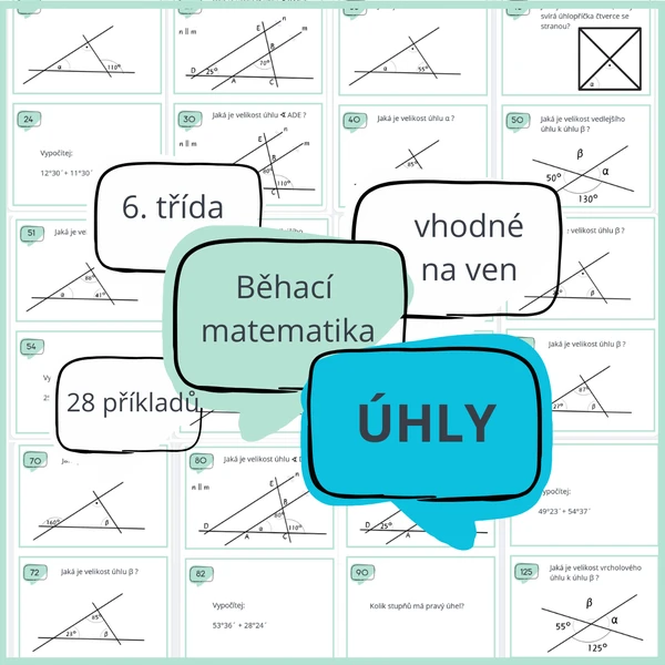 M6 - běhačka - úhly 1