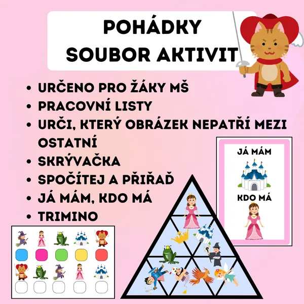 Pohádky - soubor aktivit 1