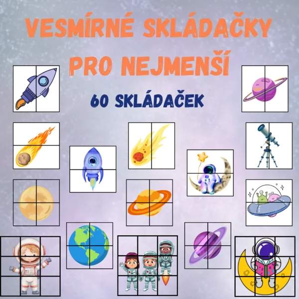Vesmírné skládačky, PUZZLE pro nejmenší - Vesmír 1