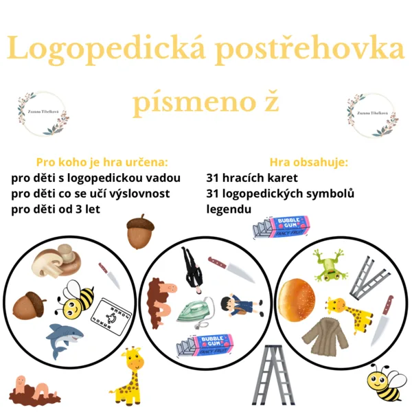 Logopedická postřehovka - písmeno ž 1