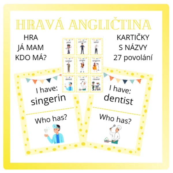Hravá angličtina: povolání 1