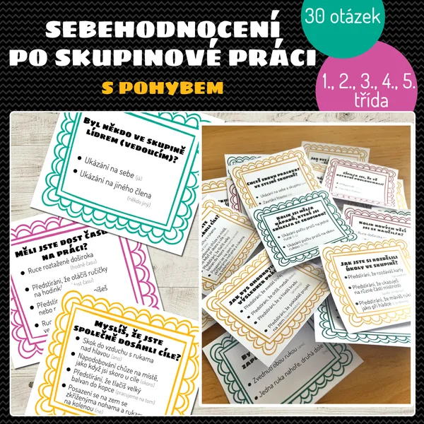 Sebehodnocení po skupinové práci s pohybem 1