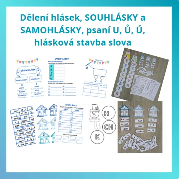 Dělení hlásek (souhlásky a samohlásky) shrnutí učiva 2. roč. 1