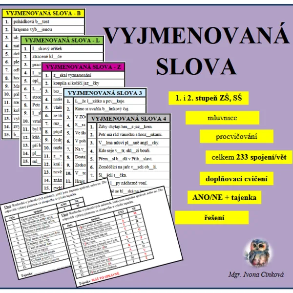 Vyjmenovaná slova 1