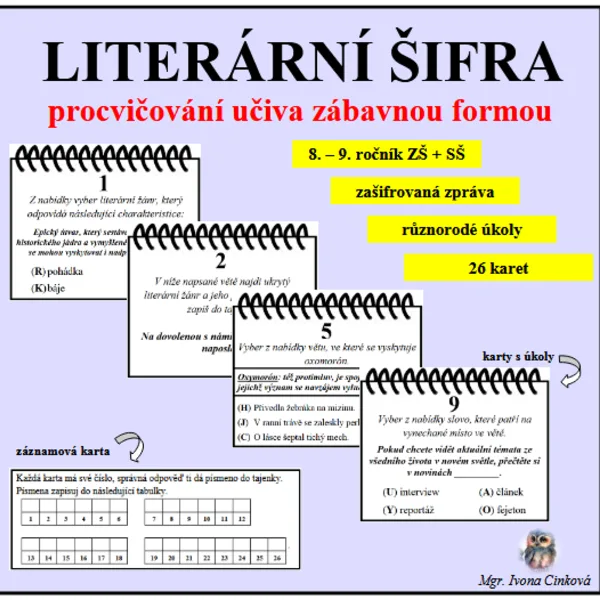 Literární šifra 1