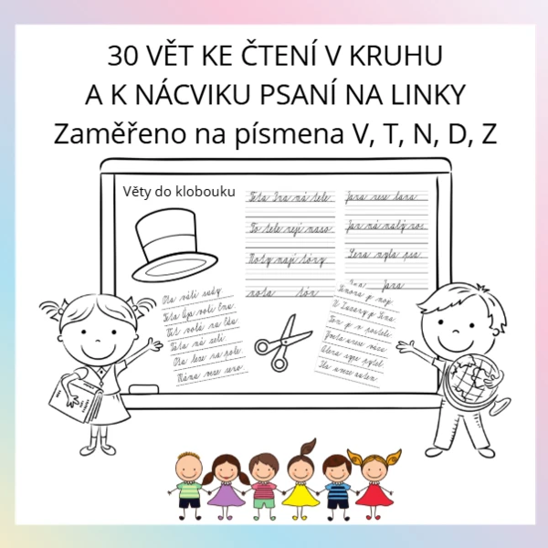 Psaní vět s písmeny D,Z,V,N 1