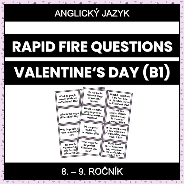 Rapid Fire Questions - Valentine's Day (B1) 1