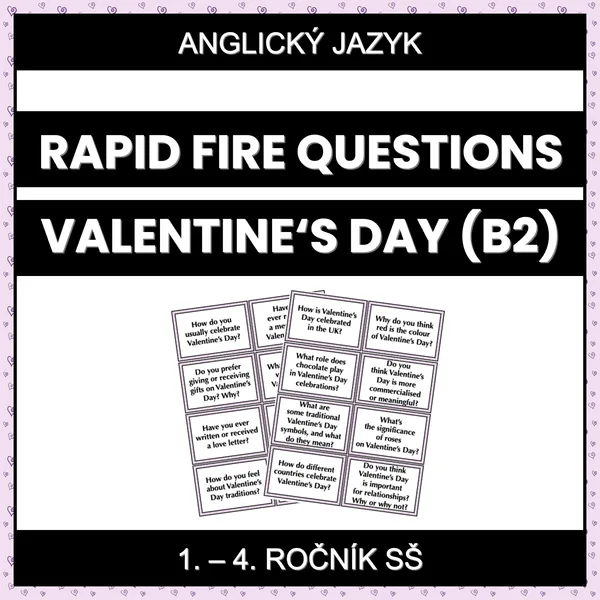 Rapid Fire Questions - Valentine's Day (B2) 1