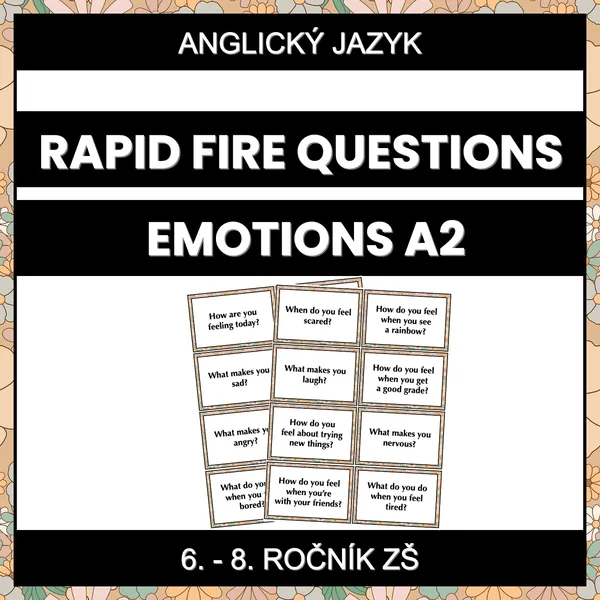 Rapid Fire Questions - Emotions (A2) 1