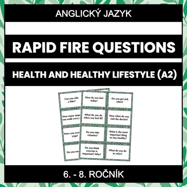Rapid Fire Questions - Health and Healthy Lifestyle (A2) 1