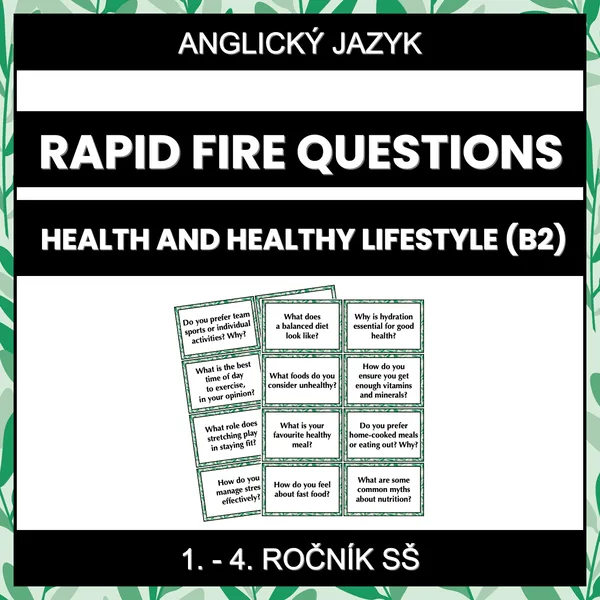Rapid Fire Questions - Health and Healthy Lifestyle (B2) 1