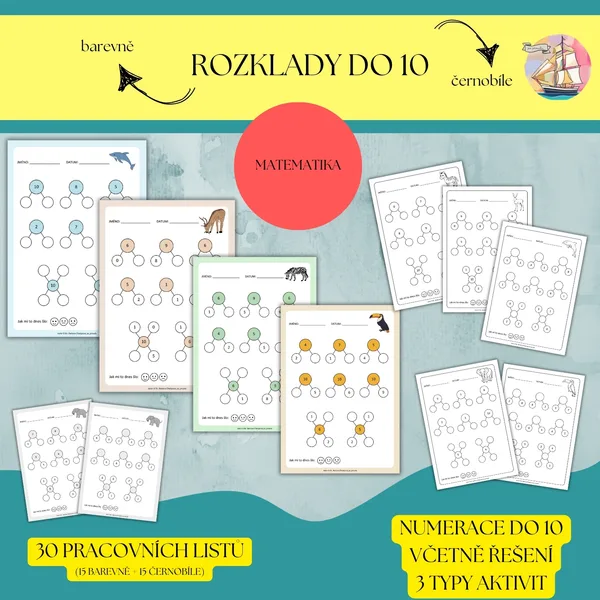 Rozklady čísel do 10 1