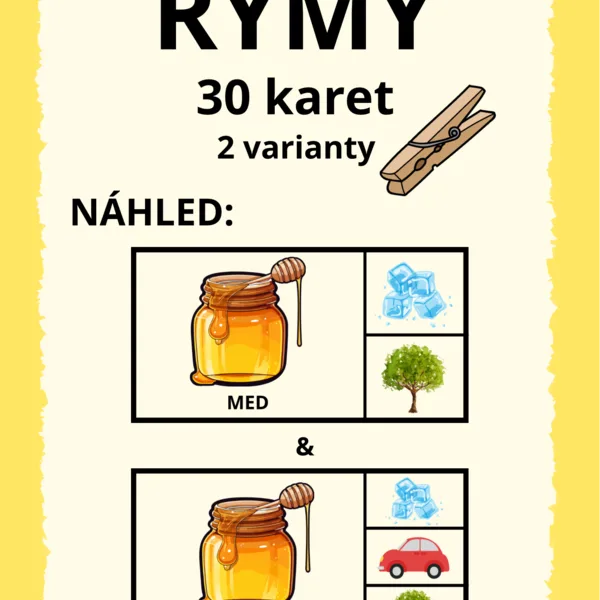 Rýmy - kartičky 1