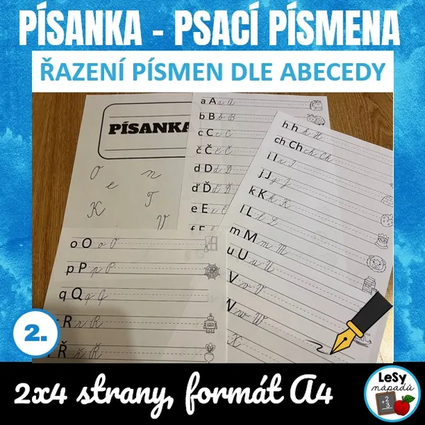 Písanka - tvary písmen 1