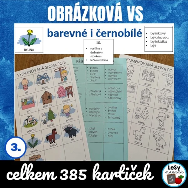 Obrázková vyjmenovaná slova  1