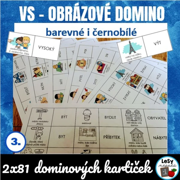 Vyjmenovaná slova B-Z, obrázkové domino  1