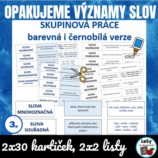Opakujeme významy slov 1