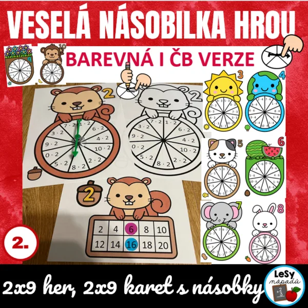 Veselá násobilka hrou 1
