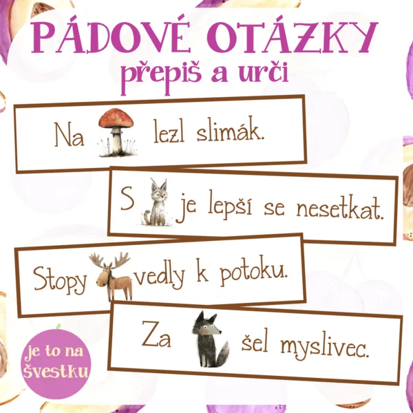 Pády ve větách 1