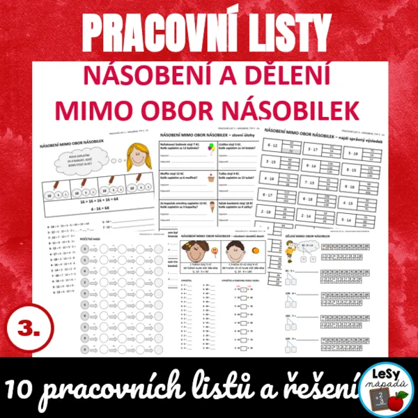 Násobení a dělení mimo obor násobilek 1