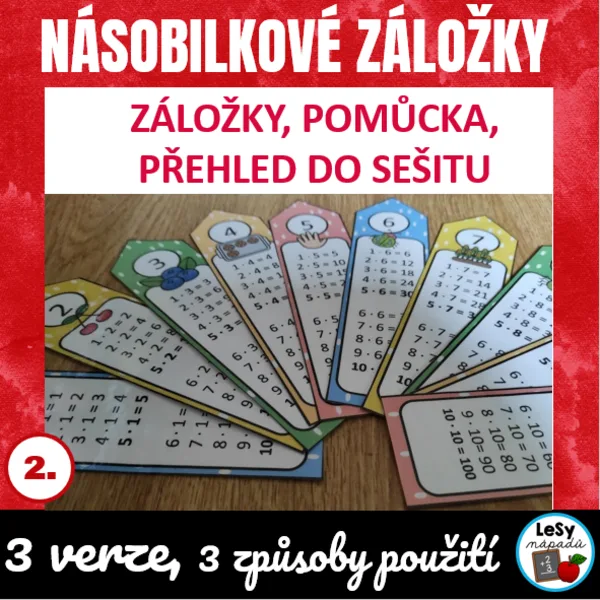 Násobilkové záložky 1