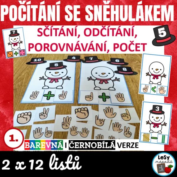 Počítání se sněhulákem 1