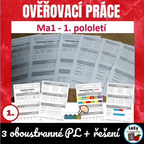 Ověřovací práce Ma 1, 1. pololetí 1