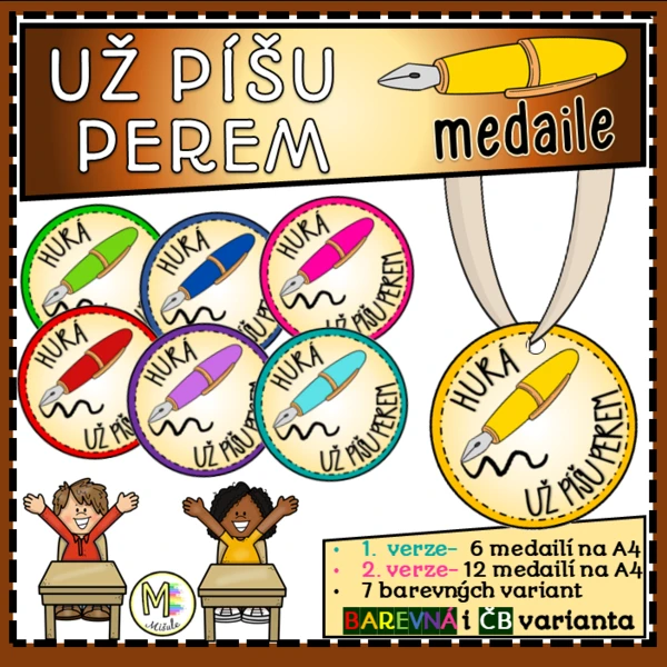 UŽ PÍŠU PEREM- medaile 1