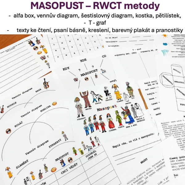 Masopust - RWCT pracovní listy 1