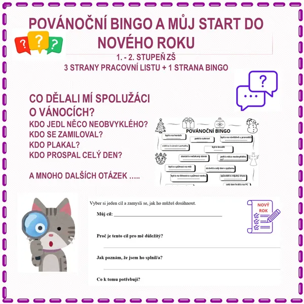MŮJ START DO NOVÉHO ROKU A POVÁNOČNÍ BINGO 1