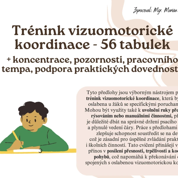 56 předloh - Trénink vizuomotorické koordinace 1