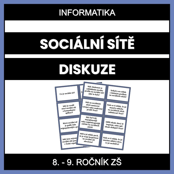 Sociální sítě - diskuze 1