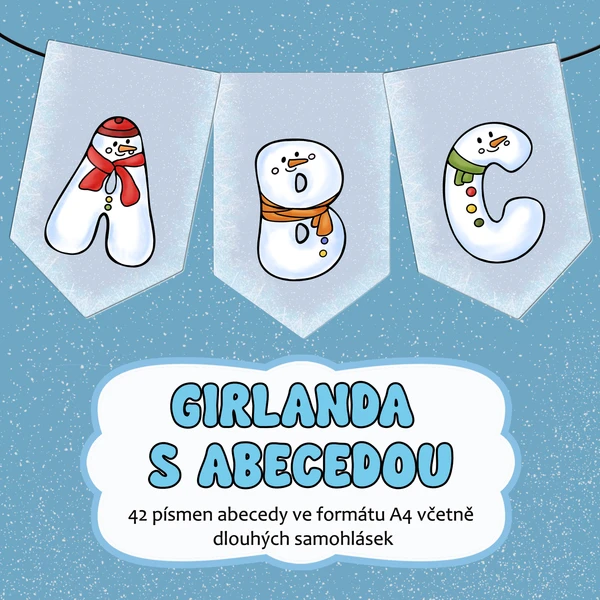 Girlanda s abecedou 1