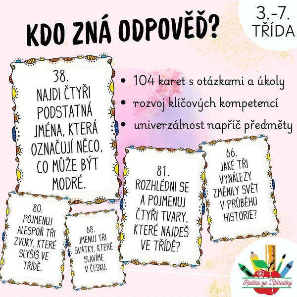 Kdo zná odpověď? 1