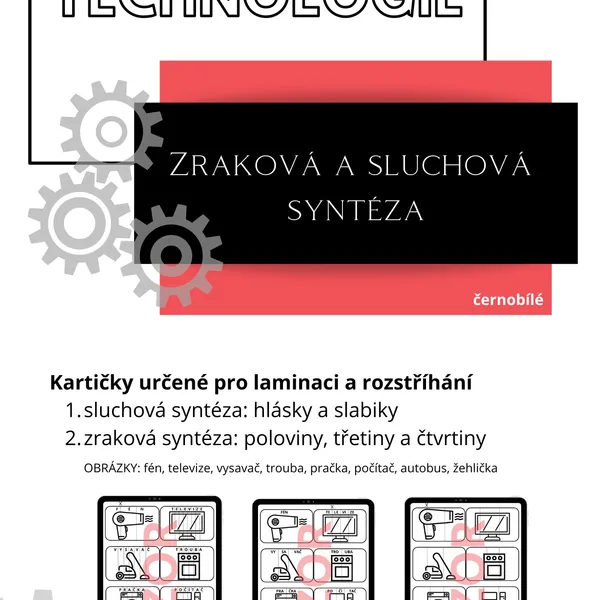 Sluchová a zraková syntéza - technologie 1