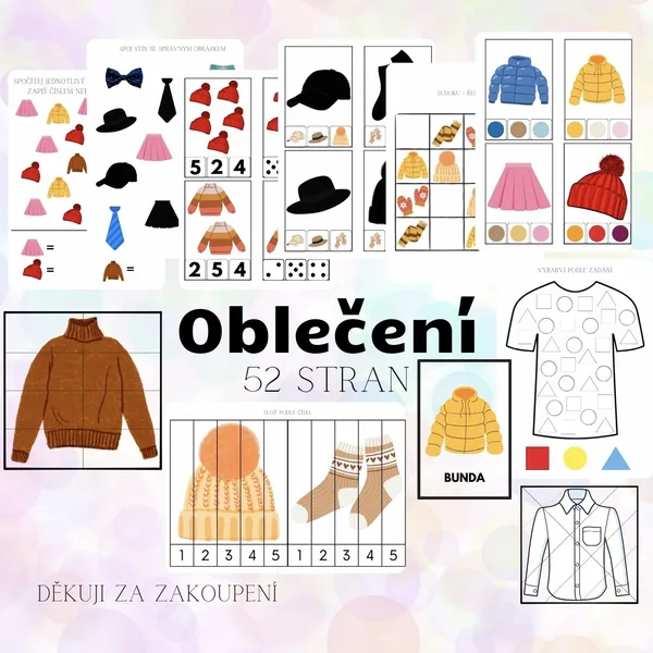 Oblečení - 52 stran materiálů 1