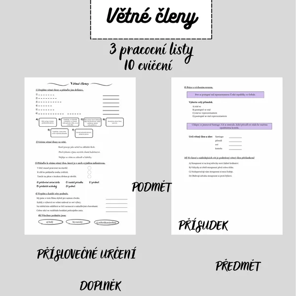 Větné členy 1